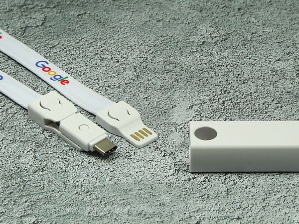 3-in-1 Lanyard Ladekabel
