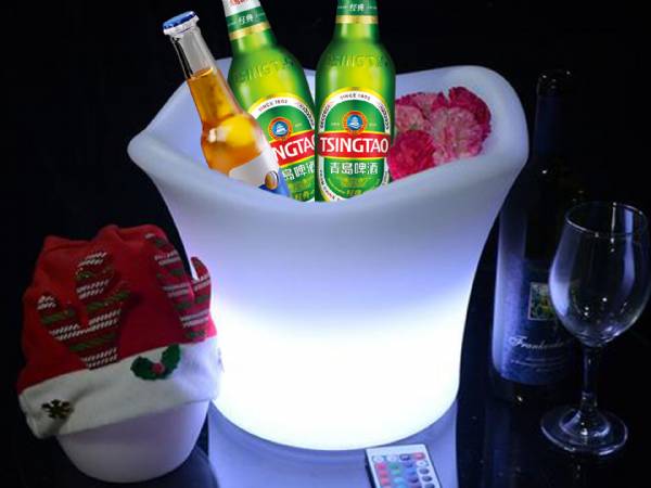 LED Eiskübel mit Logo