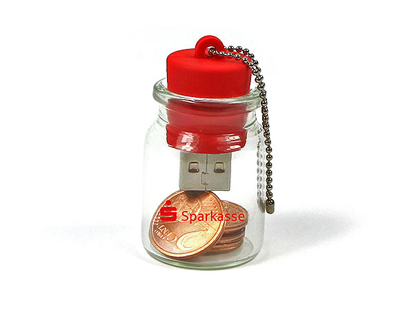 USB-Stick Flaschenpost