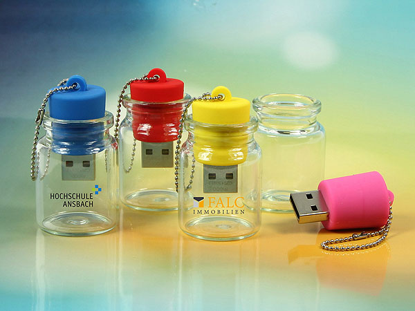 USB-Stick Flaschenpost