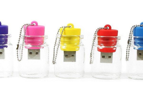 USB-Stick Flaschenpost