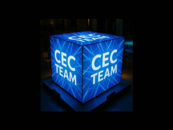LED Leuchtwürfel mit Logo