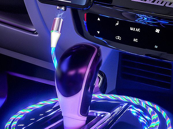 LED Flowing Light Ladekabel mit Magnet