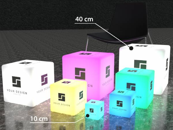 led leuchtwuerfel abmessungen