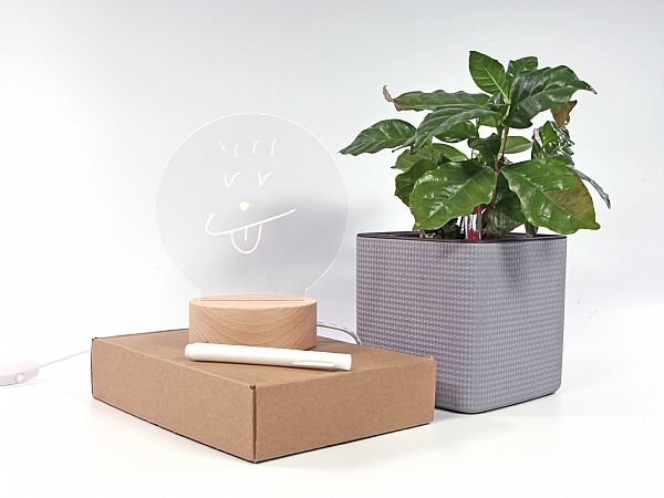 Nachtlicht beschriftbar als Werbegeschenk