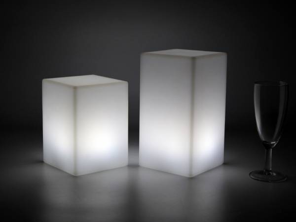 Eckige LED Tischleuchten