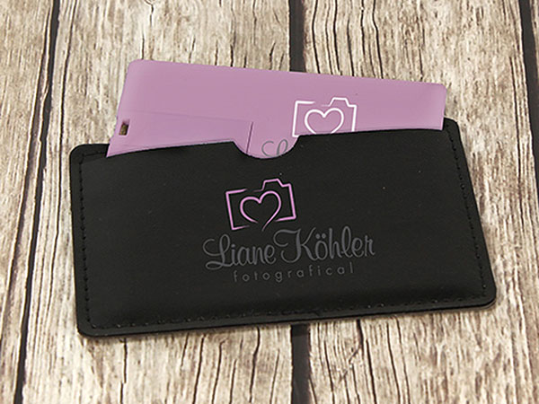 Lederhülle für USB Karten