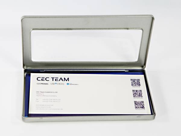 metalldose gutscheinbox briefumschlag dinlang