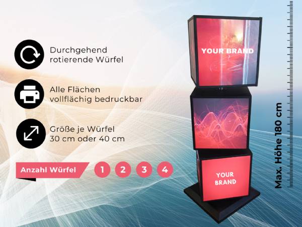 MotionCube – Modulare LED-Würfel für beeindruckende Produktpräsentationen