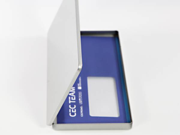 silber verpackung gutschein langdin