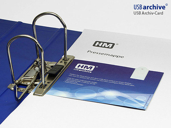 Paper USB Postkarte