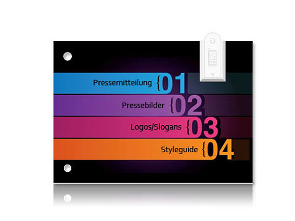 Paper USB Postkarte
