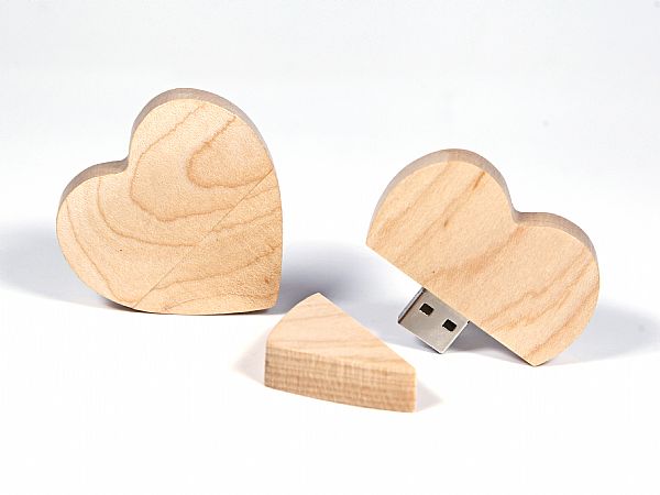 USB Holzherz