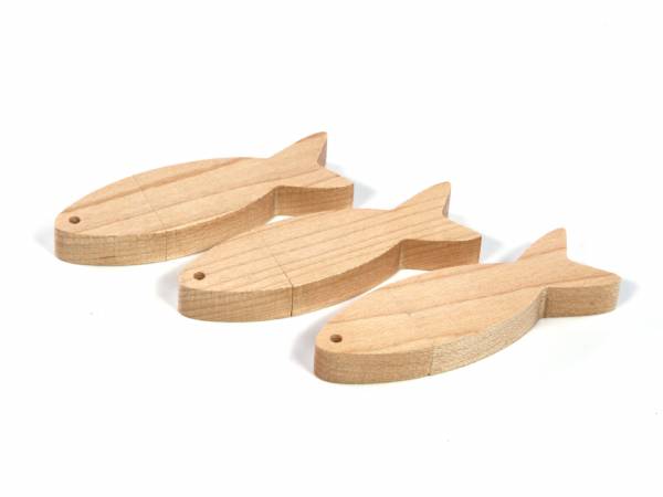 USB Holzfisch