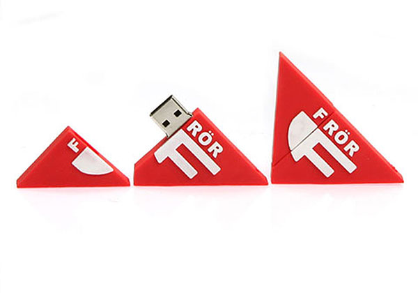 USB-Stick Logo dreieckig