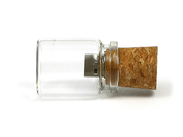 USB-Stick Flaschenpost (Kork)