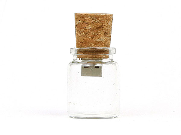 USB-Stick Flaschenpost (Kork)