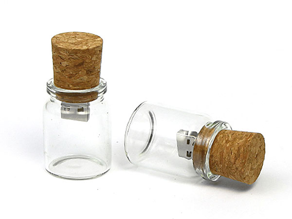 USB-Stick Flaschenpost (Kork)
