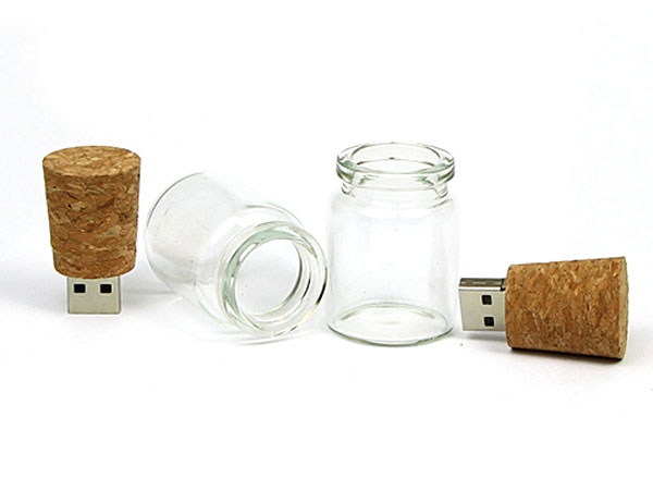 USB-Stick Flaschenpost (Kork)