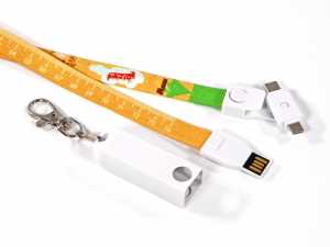 lanyard ladekabel mit speicher umhängeband karabiner band titel