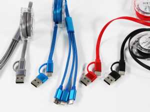 usb roll up mehrfachkabel mit