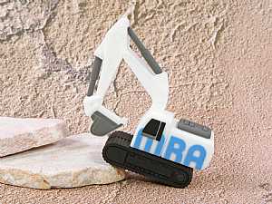 usb stick bagger logo bau handwerk baustelle kreativ