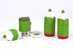 USB Buntstift, Stift USB-Stick mit Logo als Werbeartikel