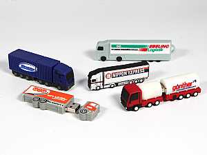 USB-Stick in Form eines LKW