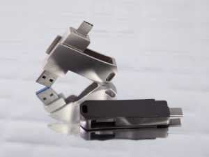 usb stick metaldrive pro duo l metall drehbar twist bild