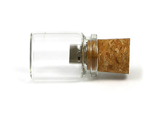 usb stick kork 06 flaschenpost glas giveaway werbegeschenk