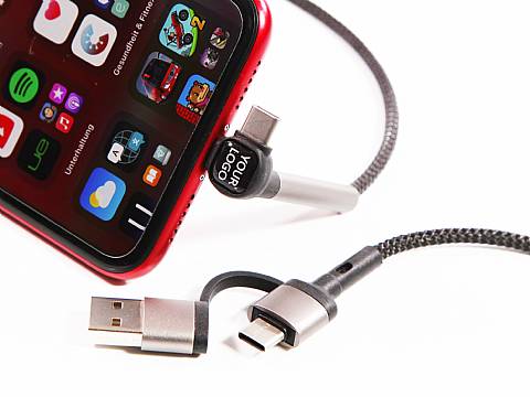 USB Typ C Ladekabel als Werbegeschenk bedruckt