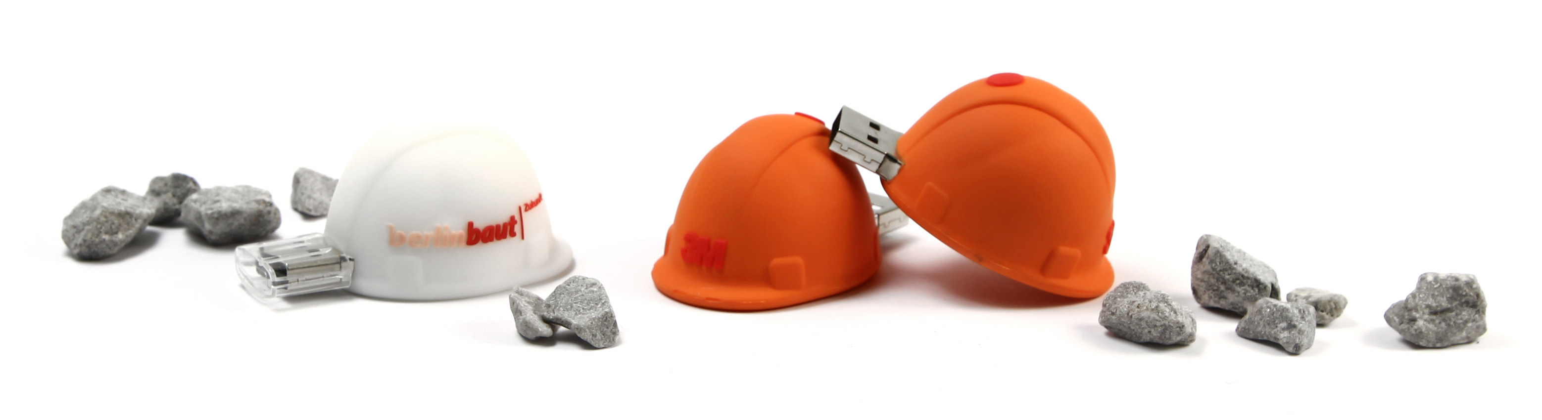 USB-Stick Bauhelm logo