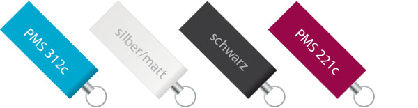 USB-Stick Zenta Twister Gehäusefarben