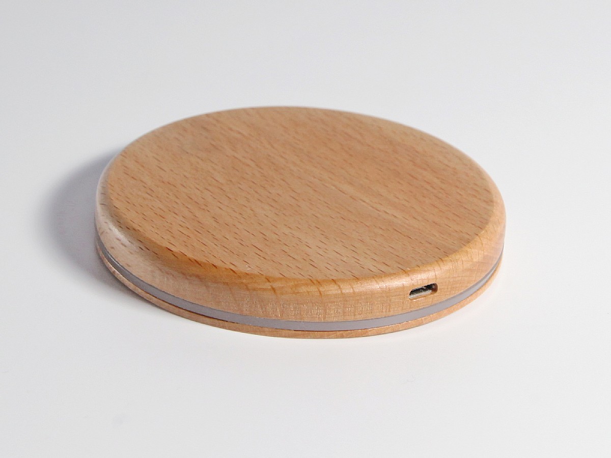 Wireless Charger Vollholz