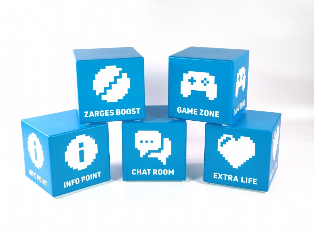 LumoCubes bei Tageslicht