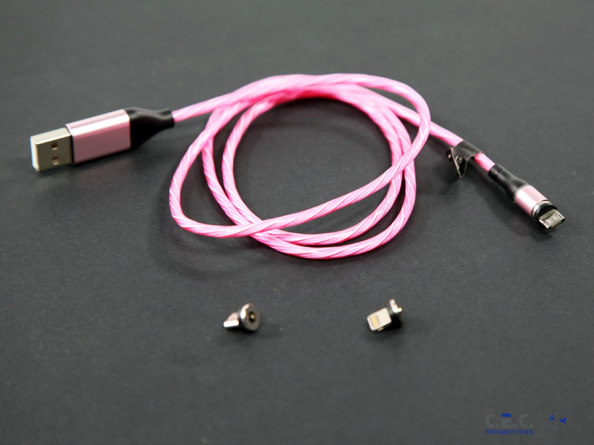 LED Flowing Light Ladekabel mit Magnet
