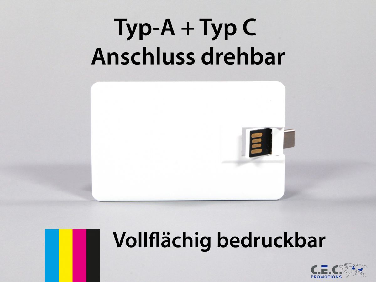 USB Duo Visitenkarte (Typ C)
