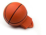 USB-Stick in Form eines Basketballs, ideal für Sport-Events und personalisierbare Werbeaktionen.