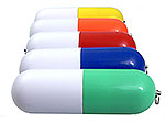 Farbenfrohe USB-Sticks in Kapsel-Design mit genügend Platz für individuelle Logos und kreative Werbeansprachen.