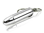 Kompakter USB-Stick in Silber mit Schlüsselanhänger und Platz für individuelle Bedruckung. Ideal für Werbezwecke.