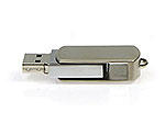 USB-Stick aus Metall mit schickem Design und Platz für individuelles Firmenlogo. Ideal als Werbegeschenk.