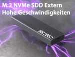 Externer M.2 NVMe SSD mit hohem Datentransfer, personalisierbar mit individuellem Logo. Ideal für moderne Speicherlösungen.