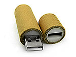 USB-Stick in edlem, umweltfreundlichem Design mit faltbarem Gehäuse aus kraftpapier. Ideal für individuelle Bedruckung.