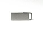 Eleganter USB-Stick aus Metall mit schmalem Design und Platz für individuelle Logodrucke. Ideal für Werbezwecke.