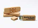 USB-Stick in Pflasterform mit individueller Bedruckung und Platz für Firmenlogos, ideal für Gesundheitswerbung.