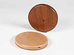 wireless charger vollholz hellbraun dunkelbraun natur