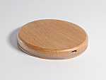 wireless charger vollholz hellbraun natur titel