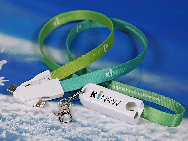 3 in 1 lanyard ladekabel adapterkabel umhängeband phone werbung