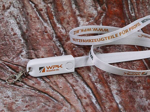 3 in 1 lanyard ladekabel digitaldruck werbung messe trendy