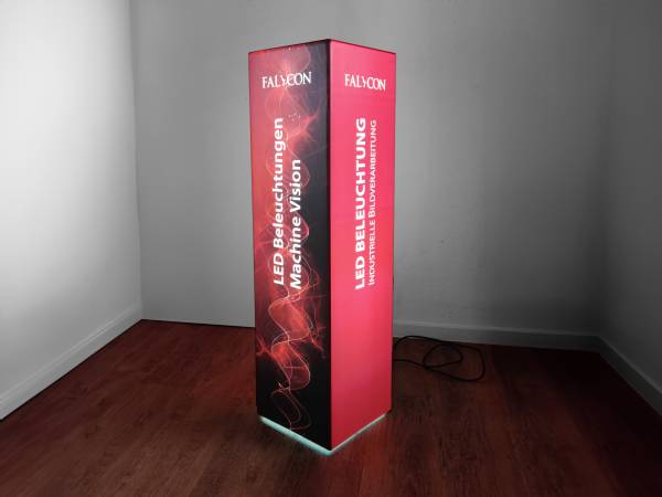 LED Leuchtsäule mit Logo bedruckbar